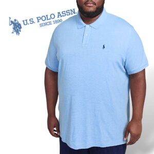 Interlock Mens Polo Shirt U.S. Polo Assn.  Classic Fit Short Sleeve 3XL